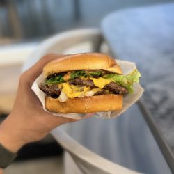 BurgerFi cheeseburger