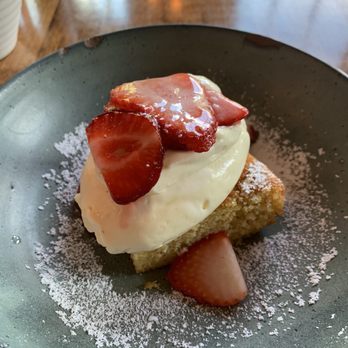 FARM Bluffton - 1/4 portion of skillet cornbread (dry).. 4/10 - New American Near Me - Bluffton, South Carolina