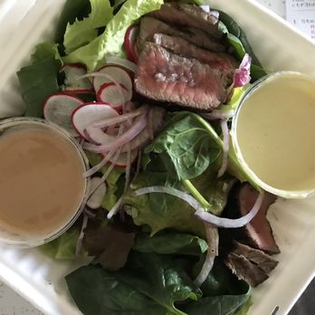 Kardinal Hall - Steak salad - Beer Gardens Near Me - Charlottesville, Virginia