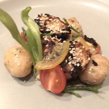 Solbar - Spanish Octopus ($19) Not bad but not memorable. - New American Near Me - Calistoga, California Solbar - Spanish Octopus ($19) Not bad but not memorable. - New American Near Me - Calistoga, California