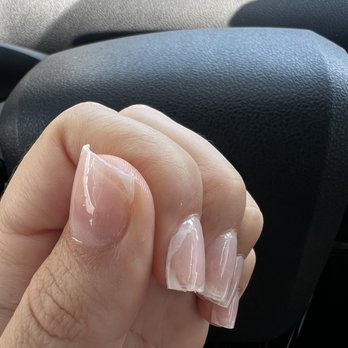 CoCo ChaNails & Spa - Clipped nails, but obvious side air bubbles, these nails wouldn't have lasted a few days. - Nail Salons Near Me - Whittier, California CoCo ChaNails & Spa - Clipped nails, but obvious side air bubbles, these nails wouldn't have lasted a few days. - Nail Salons Near Me - Whittier, California