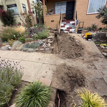 C Williams Plumbing - New copper line placed under sidewalk - Plumbing Near Me