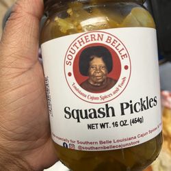 Southern Belle Louisiana Cajun Spices And Foods - Squash pickles- so good!