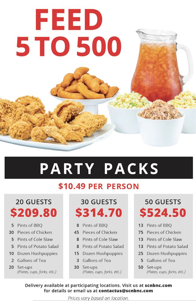 Food from Smithfield's Chicken 'N Bar-B-Q