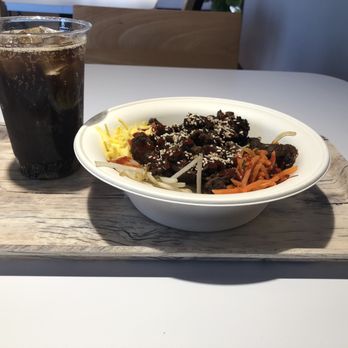 BIBIBOP Asian Grill - The Korean Beef & Noodle Bowl is excellent! - Salad Near Me - Vernon Hills, Illinois BIBIBOP Asian Grill - The Korean Beef & Noodle Bowl is excellent! - Salad Near Me - Vernon Hills, Illinois
