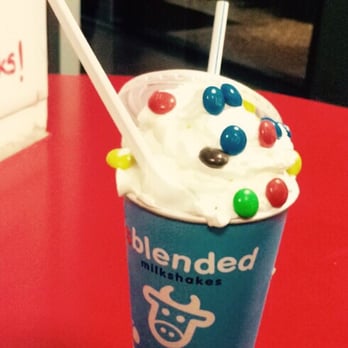 Sblended Milkshakes - After eight regular milkshake with whipped cream and M&Ms - Juice Bars & Smoothies Near Me - Liverpool, XMS Sblended Milkshakes - After eight regular milkshake with whipped cream and M&Ms - Juice Bars & Smoothies Near Me - Liverpool, XMS