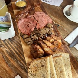 Breakfast meat board