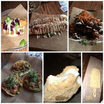 La Carnita - Top left: cod, corn, ribs, ceviche, carnita, and key lime Popsicle - Mexican Near Me - Toronto, Ontario La Carnita - Top left: cod, corn, ribs, ceviche, carnita, and key lime Popsicle - Mexican Near Me - Toronto, Ontario