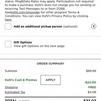 Kohl's - The total with the discounts - Men's Clothing Near Me - LOGAN, Utah