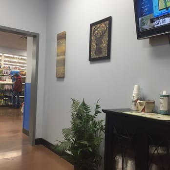 Walmart Supercenter - Comfortable waiting room with coffee station and tv. - Grocery Near Me - Woodland Park, Colorado