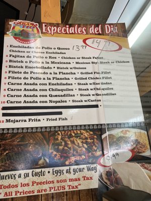Menu photo 1 La Cabaña Del Tio Clearwater, FL Menu photo 1 La Cabaña Del Tio Clearwater, FL