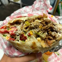Jose's Taco Truck - California burrito! (Ripe red tomatoes in the pico and yummy avocado)