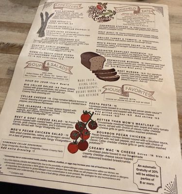 Menu photo 2 Root Cellar Cafe New Braunfels, TX Menu photo 2 Root Cellar Cafe New Braunfels, TX