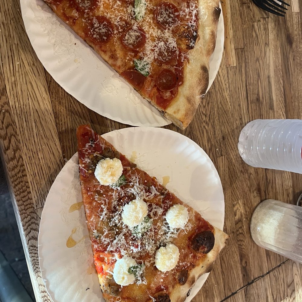 Via Della Slice Shop - Pepperoni slice and spicy sausage slice - Pizza Near Me - Phoenix, Arizona Via Della Slice Shop - Pepperoni slice and spicy sausage slice - Pizza Near Me - Phoenix, Arizona