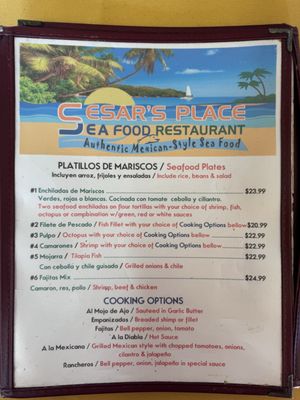 Menu photo 1 Cesar's Place Santa Barbara, CA Menu photo 1 Cesar's Place Santa Barbara, CA