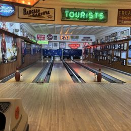 The old school bowling alley.