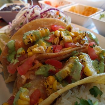 Mesero - Legacy West - Fish tacos- crispy fish,corn salsa,side of slaw- good dish - Tex-Mex Near Me - Plano, Texas
