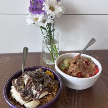Sarava Açaí Café - Two small bowls - Juice Bars & Smoothies Near Me - Wilton Manors, Florida