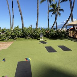 Aloha Fitness Maui - Turf area with a gorgeous view