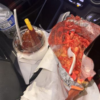 La Michoacana Fiesta - Diablito and hot Cheetos with cheese - Ice Cream & Frozen Yogurt Near Me - Kent, Washington