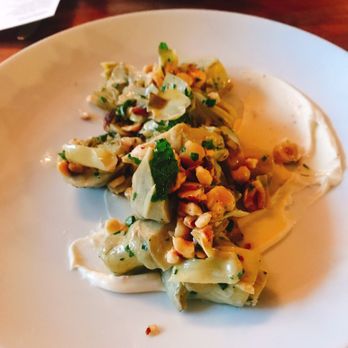 Cascina Spinasse - Artichoke hearts with mascarpone - Italian Near Me - Seattle, Washington