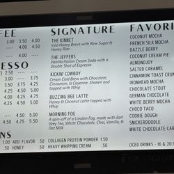High Street Coffee - Menu
