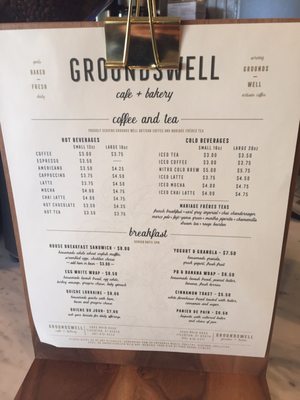 Menu photo 8 Groundswell Cafe and Bakery Tiverton, RI Menu photo 8 Groundswell Cafe and Bakery Tiverton, RI