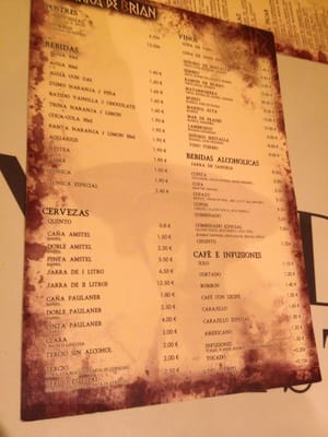 Menu photo 4 La Birra de Brian Valencia, V
