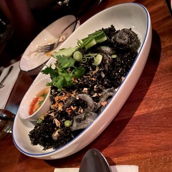 Chalong - Squid ink fried rice - Thai Near Me - New York, New York Chalong - Squid ink fried rice - Thai Near Me - New York, New York