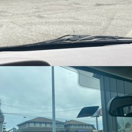 Before and after.