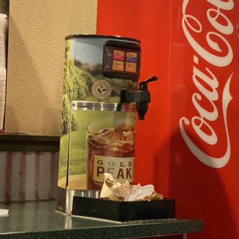 Wingstop - Tea dispenser filled with trash - Chicken Wings Near Me - Rosemead, California Wingstop - Tea dispenser filled with trash - Chicken Wings Near Me - Rosemead, California