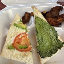 Iskas Secrets - Veggie Sandwich.... If you can call it that