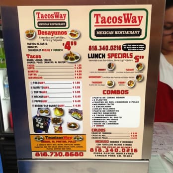 TacosWay - Mexican Near Me - Canoga Park, California TacosWay - Mexican Near Me - Canoga Park, California