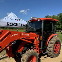 Rocket Wraps & Tint - Full tint on the tractor all around 20% ceramic