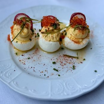 Annabelle Brasserie - Deviled eggs - French Near Me - Houston, Texas Annabelle Brasserie - Deviled eggs - French Near Me - Houston, Texas