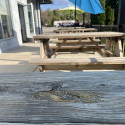 Outdoor seating.