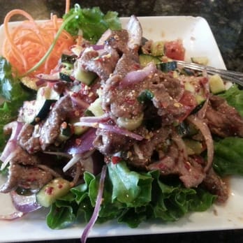 Thai Spices - Spicy Beef Salad. Really Good! - Thai Near Me - Mesa, Arizona Thai Spices - Spicy Beef Salad. Really Good! - Thai Near Me - Mesa, Arizona
