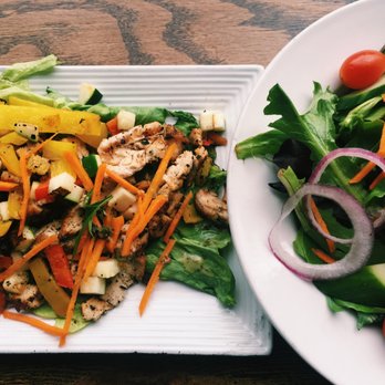 OTB Bicycle Café - Gabe's Moroccan Chicken Lettuce Wrap / $10.99; 3/5 stars - New American Near Me - Pittsburgh, Pennsylvania OTB Bicycle Café - Gabe's Moroccan Chicken Lettuce Wrap / $10.99; 3/5 stars - New American Near Me - Pittsburgh, Pennsylvania