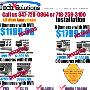 Tech X Solutions - Security Camera Installation - IT Services & Computer Repair Near Me - Brooklyn, New York