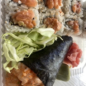 Sushi N U - Spicy salmon roll and spicy scallop hand roll - Sushi Bars Near Me - Tempe, Arizona Sushi N U - Spicy salmon roll and spicy scallop hand roll - Sushi Bars Near Me - Tempe, Arizona