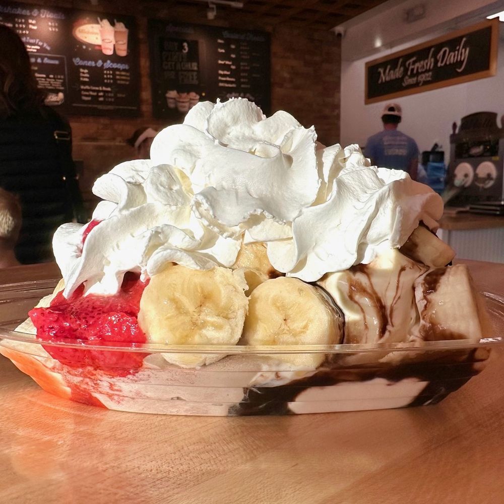 Banana Split! I ate the cherry then remembered to take a pic! :) Banana Split! I ate the cherry then remembered to take a pic! :)