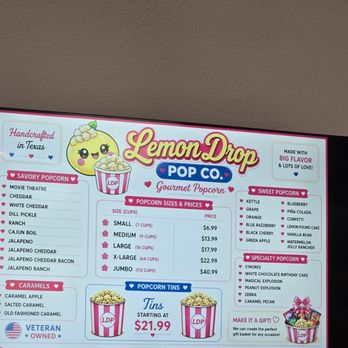 Lemon Drop Pop Co - Popcorn Shops Near Me - San Antonio, Texas