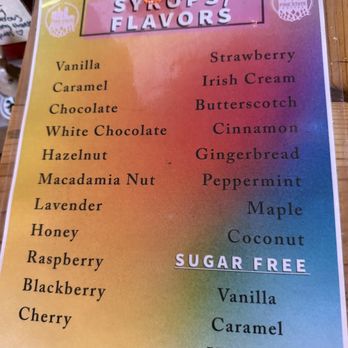Pine State Coffee - flavored syrups - Coffee & Tea Near Me - Raleigh, North Carolina