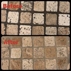 Steam Doc - Clean tile and grout using HydraMaster truck mounted unit gets it super clean!