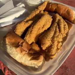 The Bellemont Shake Shop - Delicious catfish platter.
