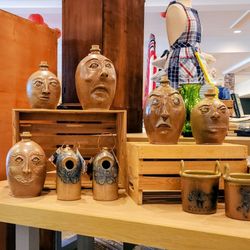 Greenfield Village Gift Shop - Lots of face jugs. I have One of the originals made 10 years ago. Worth every penny.