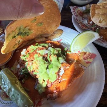 Tostadas - Volcan pastor - Breakfast & Brunch Near Me - San Jose, California Tostadas - Volcan pastor - Breakfast & Brunch Near Me - San Jose, California