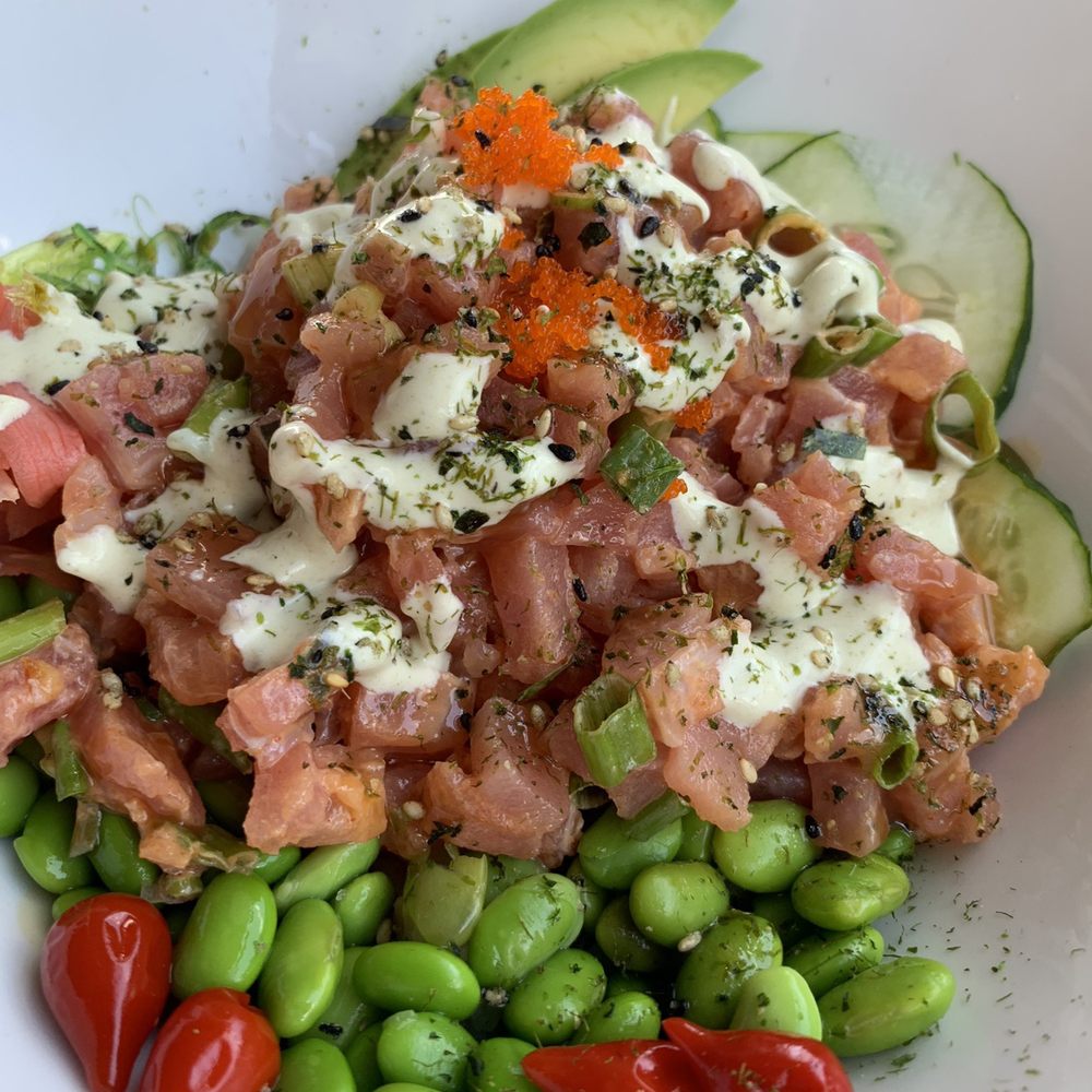 Scratch Kitchen & Taproom - Tuna poke bowl. Best poke I've every had! - Bars Near Me - Apex, North Carolina