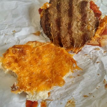 Johnny Fresco - I call it the hockey puck burger.   Except a hockey puck has more flavour! - Burgers Near Me - Waterloo, Ontario