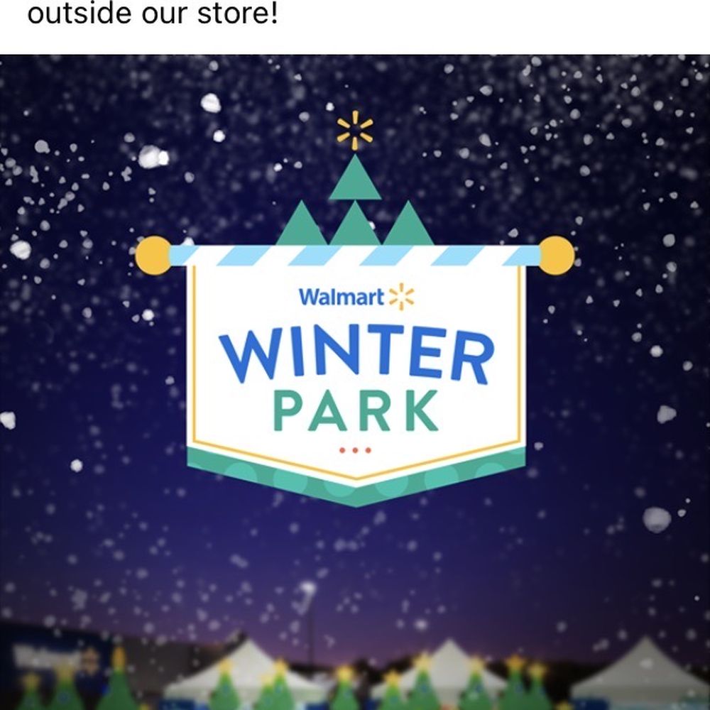 Winter Park event @Walmart